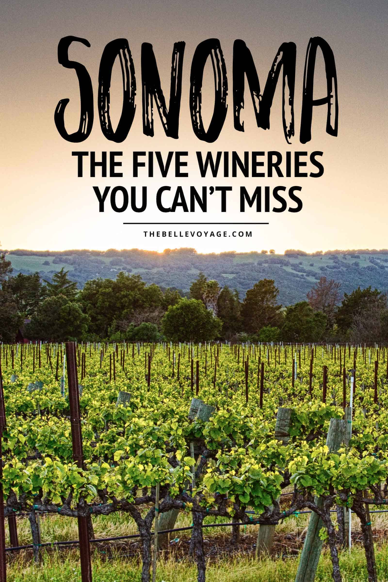 what wineries to visit in sonoma
