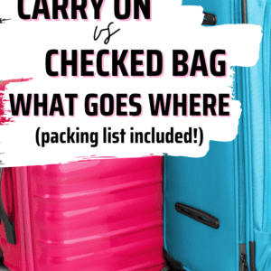 Carry-on vs checked bag: what's the best way to travel?