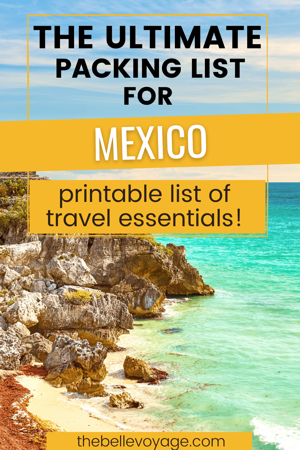 travel essentials list for mexico