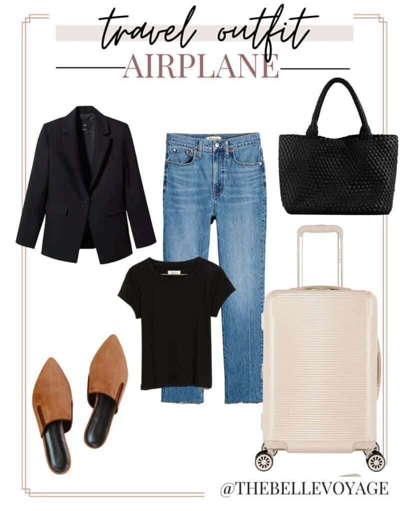 What to Wear on a Plane: My Travel Uniform - Sydne Style