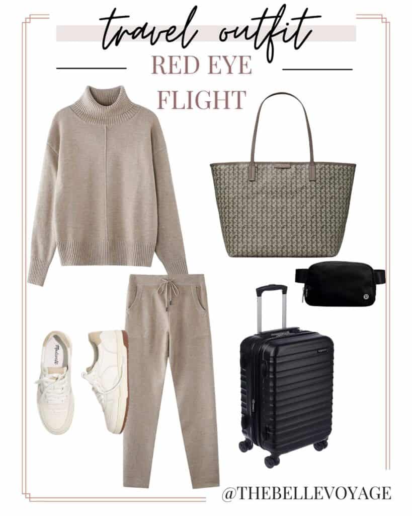 7 Cute and Comfy Airplane Outfit Ideas What to Wear on a Plane