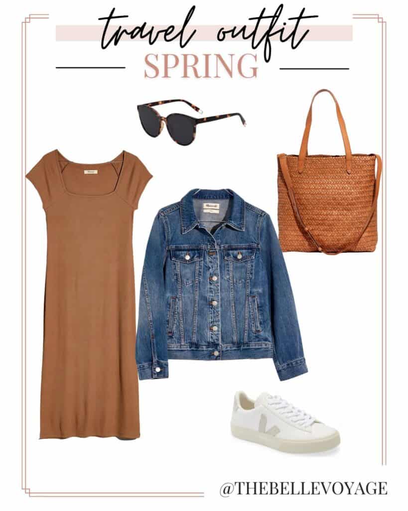 Travel Outfits - What to Pack on a Spring Vacation (nursing friendly outfits )