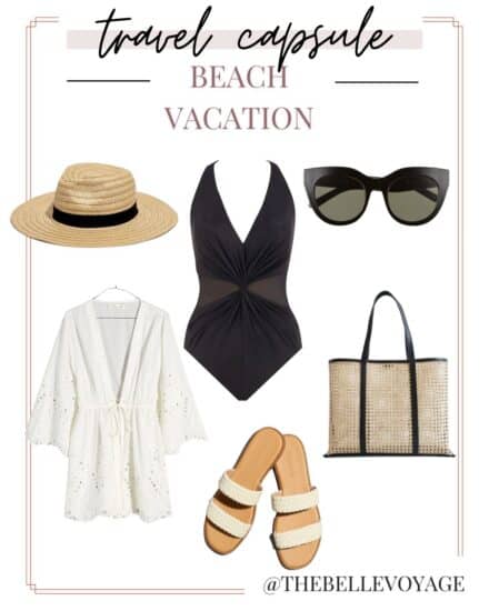 How to Create the Ultimate Beach Vacation Capsule Wardrobe