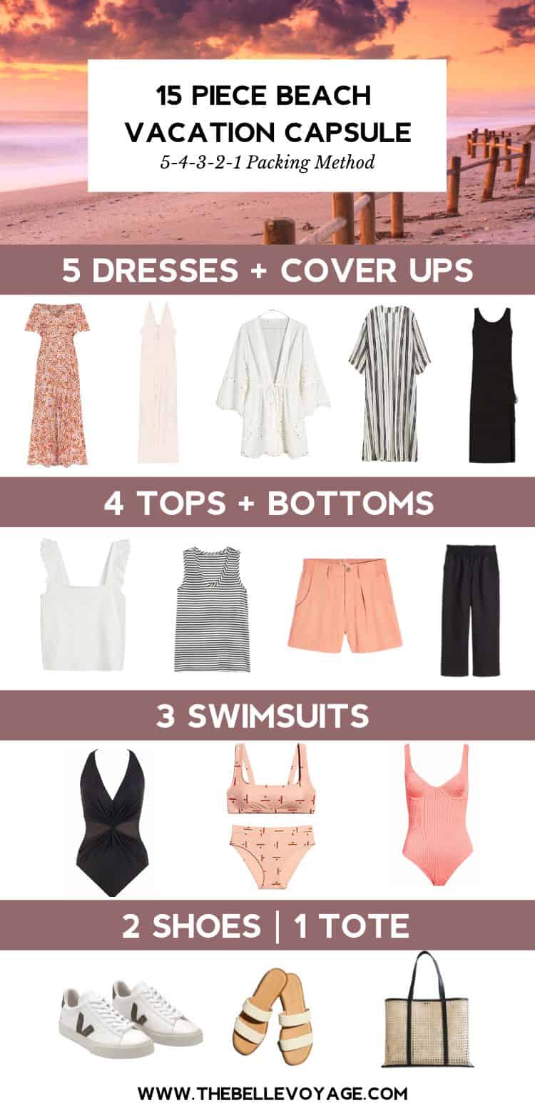 How to Create the Ultimate Beach Vacation Capsule Wardrobe