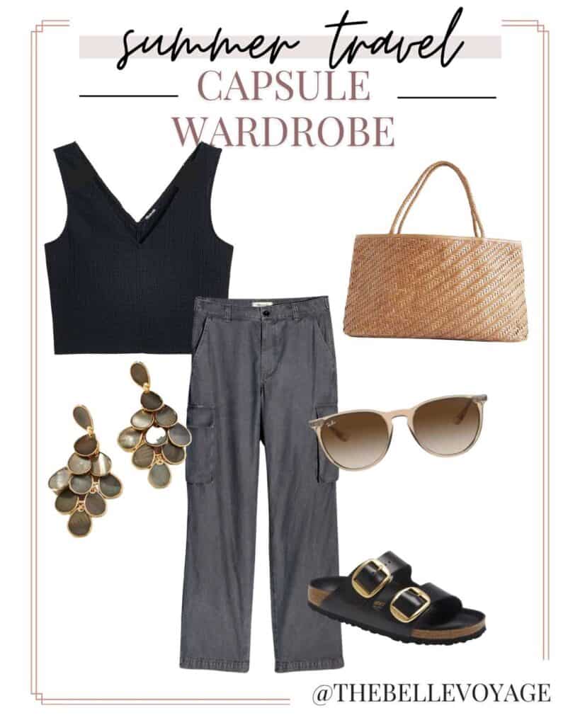 A Relaxed Summer Travel Capsule Wardrobe